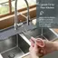 GCDHome Water Splash Guard cho bồn rửa nhà bếp Giữ vòi Khu vực chậu rửa khô Bảo vệ Dễ dàng lắp đặt HOT
