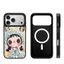 Ốp điện thoại gương từ tính YU Girl cho iPhone 16 15 14 13 Plus 12 11 17 Pro Max 17 Vỏ khí Vỏ chống sốc