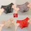Quần Lót Ren Liền Mạch Nữ Thấp Eo Thoáng Khí Gợi Cảm Rỗng Quần Đùi