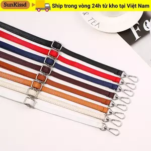 Thắt lưng đeo vai SUNKISSD, Dây đeo túi da có thể điều chỉnh có thể tháo rời, Dây đeo chéo thay thế 120cm Thắt lưng nữ