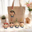BH2 Crayon Shin-chan Nohara Shinnosuke Nene Sakurada Plushie Anime Merch Dễ Thương Sang Trọng Túi Búp Bê Charm HB2