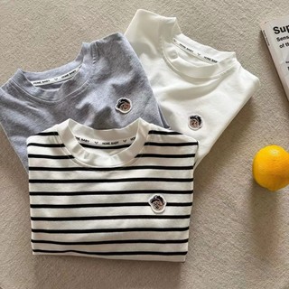 Bé Trai Mùa Hè Cotton Nguyên Chất Thoải Mái Thoáng Khí Hoạt Hình Gấu 1 Áo Thun Tay Ngắn Trẻ Em Dễ Thương Vui Nhộn Nhỏ Dễ Thương Nửa Tay Top