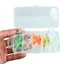 Bộ Mồi Tôm Glow-in-the-Dark 15 Mảnh Kích Thước 4.5cm Chất Liệu Sắc Tố Phát Sáng