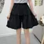 Váy ngắn mùa hè eo cao ôm hơn Váy xếp ly Váy quần Short lá sen