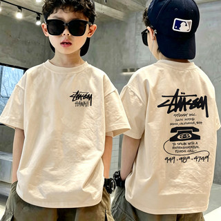 Áo Thun Trẻ Em Unisex In Điện Thoại Thời Trang, Cotton Mềm, Áo Ngắn Tay, Phù Hợp Đi Học & Chơi, Cho Bé 3-12 Tuổi