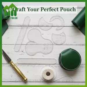 SWEET Handmade DIY Da Thủ Công Acrylic Mẫu Ví Đựng Tiền Xu Cắt Họa Tiết Cho Ví May Nghệ Sĩ n