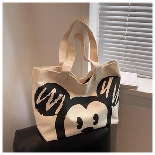 Túi đeo vai vải canvas dung tích lớn dành cho sinh viên phong cách Nhật Bản phong cách Harajuku
