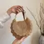 Mùa Hè Đi Biển Kỳ Nghỉ Phong Cách Túi Dệt Rỗng Đeo Vai Túi Handmade Rơm Yên Túi Túi Túi Xách Nữ