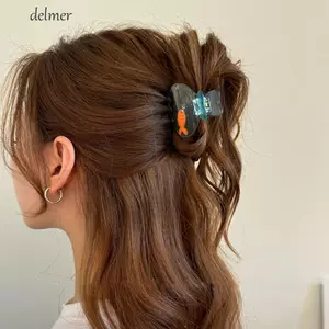 DELMER Acetate Vuốt Tóc, Kẹp Cá Mập Nhỏ Trong Suốt Móng Vuốt Tóc Cá, Phụ Kiện Tóc Dễ Thương Kẹp Tóc Kẹp Tóc Động Vật Kẹp Tóc Hàng Ngày
