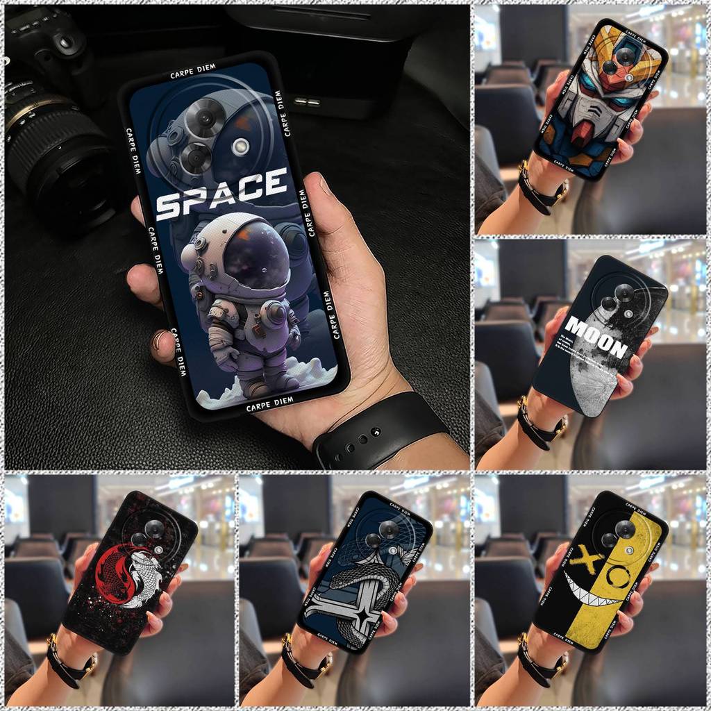 Ốp lưng chống sốc Meizu Lucky08 TPU bọc toàn diện, chống bụi bẩn, chống thấm nước, họa tiết graffiti hoạt hình thời trang