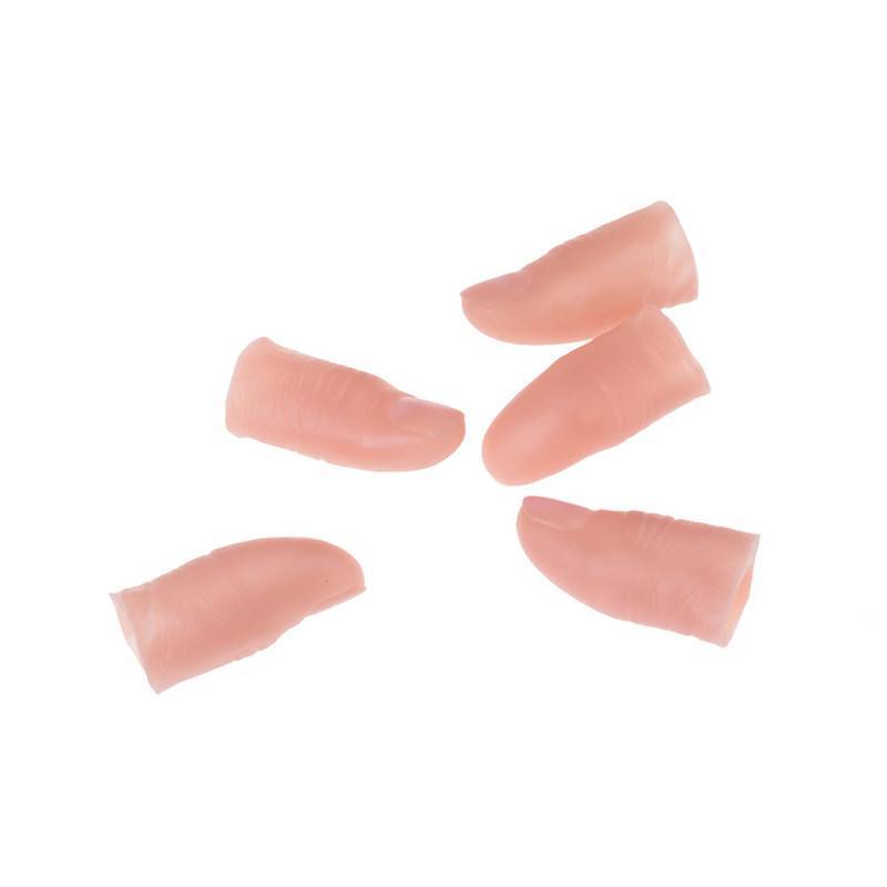 TVKR 5 Cái Giả Mềm Ngón Tay Cái Đầu Ngón Tay Cận Cảnh Giai Đoạn Magic Tri Bán Buôn OIK