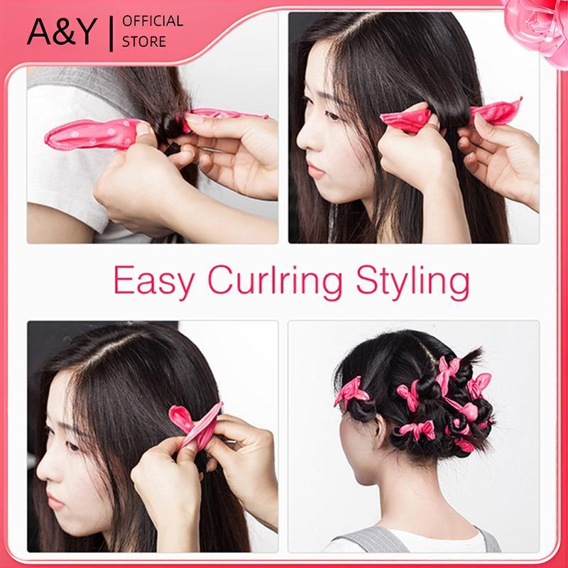 A & Y 10PC Gối Xốp Con Lăn Tóc Mềm Bọt Mềm & Xốp Máy Uốn Tóc Con Lăn.