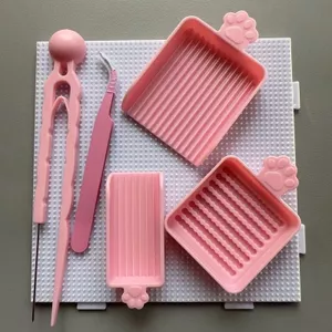 Bộ Giảm Giá Doudou Xẻng Đứng Hộp Đậu Nhíp Doudou Handmade diy Set Doudou Board Doudou Board Chịu Nhiệt Độ Cao