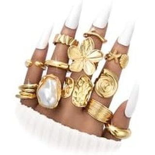 Women's Gold-Plated Ring by xiangjianhenwanY3.vn