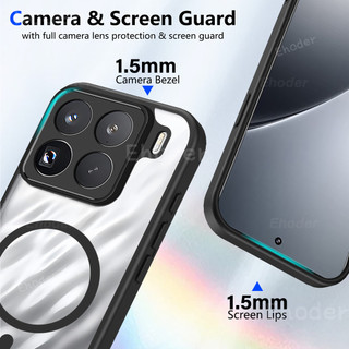 Ốp Lưng Cho Xiaomi 17 15 T Pro 17TPro 4G 5G 2026 Ốp Điện Thoại Silicon Từ Tính Trong Suốt Mềm TPU Trong Suốt Cho Xiaomi17TPro Xiaomi17T Xiaomi15T 15TPro Ốp Chống Sốc