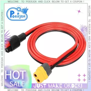 Cáp kết nối máy bay mô hình XT60H-F đến Andeson XT60H-F đến cho cáp kết nối máy bay Andeson 12AWG 45A Giao diện Cáp chuyển đổi nữ 50mm