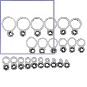 14 / 22 Cái Dây dẫn hướng cần câu bằng silicon Bộ dụng cụ sửa chữa đầu vòng gốm Hướng dẫn dòng