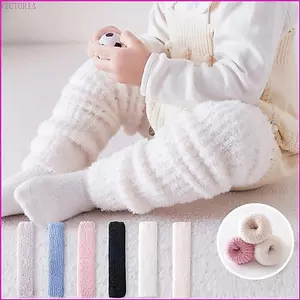 VIC Trẻ Em Thời Tiết Lạnh Dày Chân Tay Bảo Vệ Đầu Gối Nhiệt Mềm Mại Ấm Áp