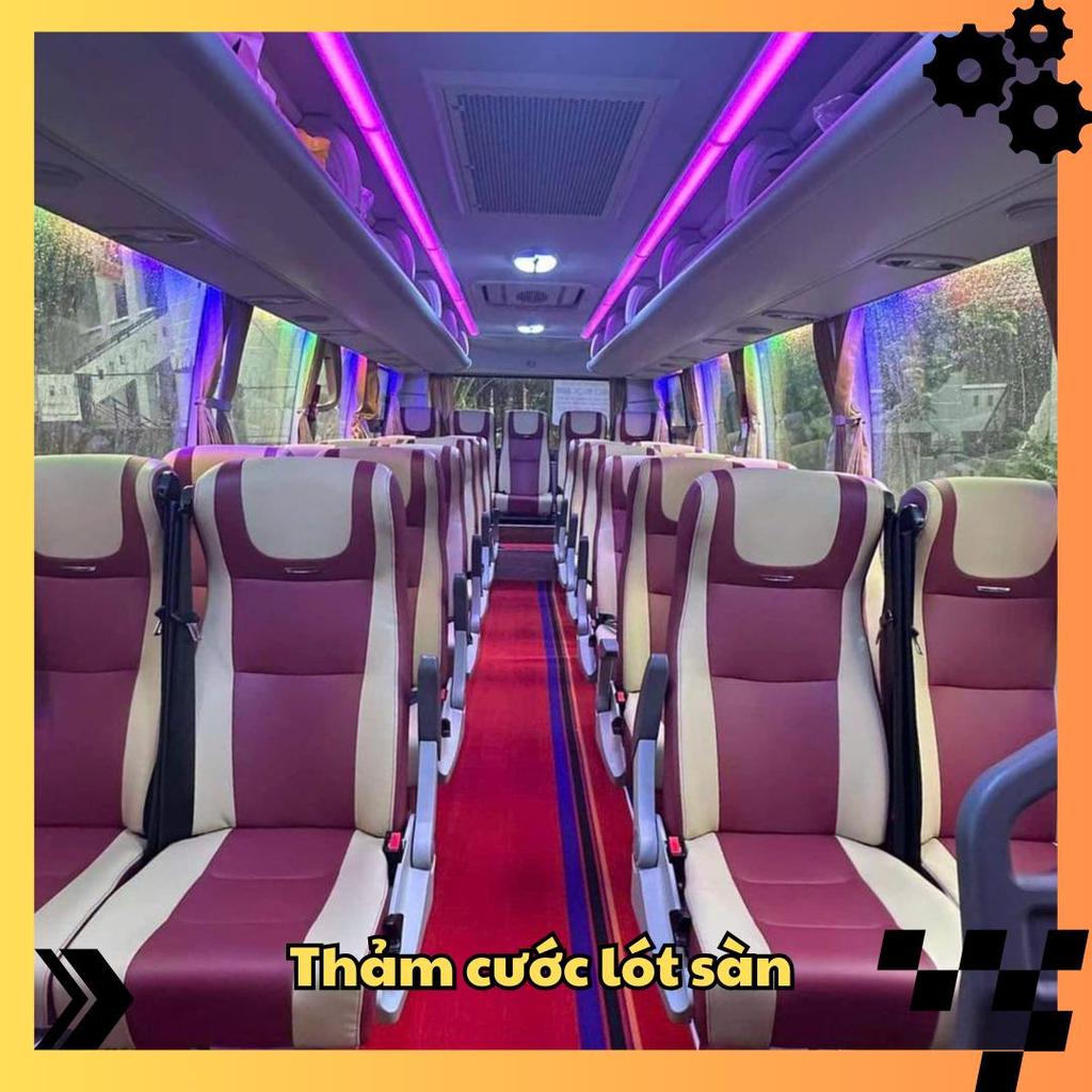 Thảm cước lót sàn xe 16 chỗ kích thước 9m x 53cm và 4.5m x 1.05m