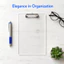 Clipboard GETVOW, Giá đỡ kẹp tài liệu A4 / A5 / B5 / A6, Kẹp dọc / ngang đơn giản Bảng kẹp thực đơn Acrylic Học sinh