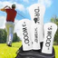 Vỏ bảo vệ câu lạc bộ Golf Phong cách mới Chữ PU chống nước No. 1 Vỏ nắp câu lạc bộ Vỏ bảo vệ Unisex