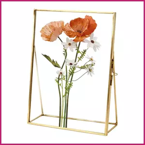 Khung Kính Đôi 4x6in Handmade Rõ Ràng Đơn Giản Nổi Khung Ảnh Cho Văn Phòng Tại Nhà Bàn Lưu Niệm Trưng Bày shopidaevn