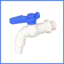 Vòi nước nhựa trắng xả nước mạnh , vòi hồ đầu có thể lắp ống mềm -TOOLIX
