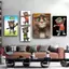 Talking Tom ảo thú cưng vui vẻ Poster Không có khung Tranh vải Bắc Âu Trang trí phòng trẻ em
