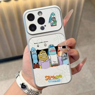 Vui Vẻ SpongeBob Cá Anh Em Trường Hợp Điện Thoại Di Động Cho iPhone 17 16 15 14 13 12 11 Pro Max 16 15 14 Plus
