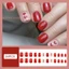 Valentine 's Red Nhân Tạo Móng Tay Ngón Tay Bền Đẹp & Không Bao Giờ Chia Móng Tay Giả Thoải Mái Cho Nữ Và Bé Gái Nail Salon