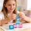 Hồng Tím Xanh Trong Suốt Ice Cube Squishy Lớp Học Phần Thưởng Ngày Lễ Quà Tặng