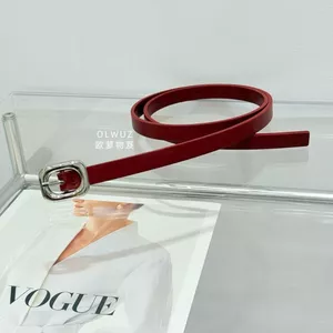 Nữ Pin Khóa Phù Hợp Với Da Bò Trang Trí Thời Trang Quần Jean Mô Phỏng Quần Da Thắt Lưng Đơn Giản Thắt Lưng Phiên Bản Hàn Quốc 6.7