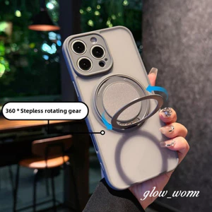360° Giá Đỡ Xoay Được Từ Tính Ốp Lưng Điện Thoại iPhone 17 16 15 14 13 12 11 Pro Max Plus Air PC Vỏ Cứng