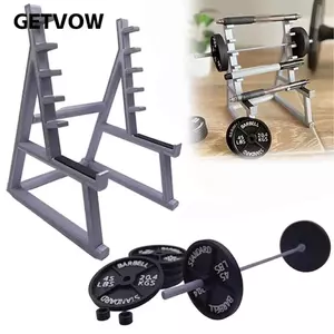 GETVOW Để Bàn Bút Tổ Chức, Chủ Đề Tập Gym Kim Loại Barbell Giá Đựng Bút, Với Barbells Và Trọng Lượng Mini Squat Giá Đồ Trang Trí Quà Tặng