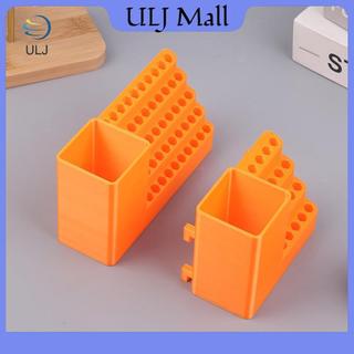 ULJ 1 Giá đỡ máy khoan 20 / 50 lỗ Bit Sắp xếp đầu tuốc nơ vít Hộp công cụ Hộp công cụ Bảng lỗ Tuốc nơ vít Giá đỡ chuôi lục giác.