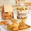 QEARY Giả vờ chơi Đồ chơi nhà bếp, Bánh rán nhà chơi Bánh mì nướng Mô phỏng Bánh mì tráng miệng, Thực phẩm giáo dục sinh nhật Nấu ăn thực tế Bộ bánh mì hoạt động bữa tiệc mô hình