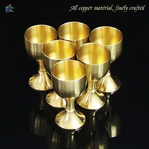 Cốc Rượu Kim Loại Coppers - Cốc Chalice Trung Cổ Cho Tiệc Cưới