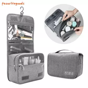 FAVORITEGOODS Túi đựng đồ vệ sinh du lịch cho phòng tắm Túi đựng đồ trang điểm treo chống nước đa chức năng dung tích lớn