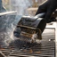 Bàn chải nướng điện DONOVANQQ, Bàn chải làm sạch BBQ hiệu quả có thể tháo rời, Bàn chải làm sạch lưới tản nhiệt cầm tay Type-C đa chức năng