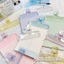 Kẹp giấy nhựa trong suốt màu pastel 75mm 50mm kẹp tài liệu bài thi sổ tay văn phòng phẩm học sinh bàn học xinh tiện dụng