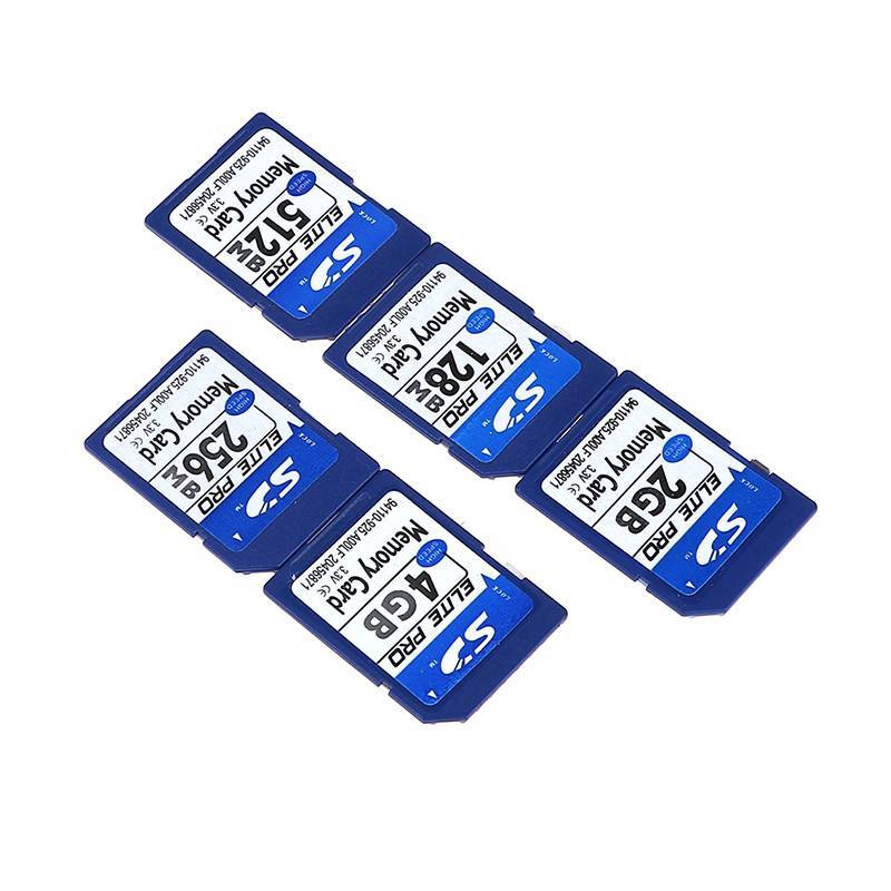 NS 128MB 256MB 512MB 2GB 4GB Thẻ tiêu chuẩn SD Bộ nhớ kỹ thuật số an toàn NS