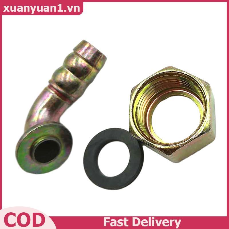 XUAN 1 Ống Đồng Thau Lắp 11mm 19mm Nồi Khí Đa Năng Khớp Ống Kết Nối Bên Trong Nạp Khuỷu Tay Vít Kết Nối Khớp Nối VN