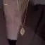 JULYHOT Thanh Lịch Kim Cương Giả Lá Mặt Dây Chuyền Nelaces Dành Cho Nữ Sáng Bóng Zircon Thép Không Gỉ Lá Kim Loại Choker Đơn Giản Xương Đòn Dây Xích Massivedeals
