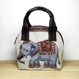 Phong Cách Mới Phong Cách Dân Tộc Túi Vải Thêu Jacquard Đi Chơi Đi Làm Túi Xách