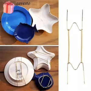 GAVESTO Móc treo bát đĩa Trang trí nội thất Giá đỡ lò xo vô hình bằng thép không gỉ