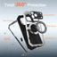 Ốp Giá Đỡ Từ Tính Cho iPhone 17 Pro Max Vỏ Kim Loại Nhôm Sang Trọng Hạng Nặng Kính Chống Sốc Bảo Vệ Màn Hình