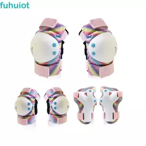 Miếng đệm khuỷu tay xe tay ga FUHUIOT, Bảo vệ cổ tay Dụng cụ bảo vệ trẻ em thấm hút sốc, Hoạt động thể chất Làm dày có thể điều chỉnh thoải mái Miếng đệm đầu gối cho trẻ em bé trai bé gái