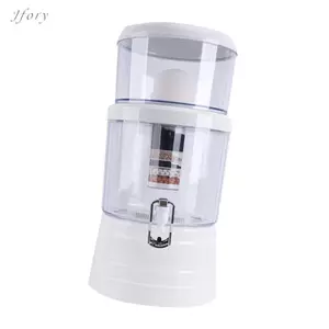 Jfory Máy lọc nước để bàn 16L, bình lọc nước có thể rửa, bình lọc nước
