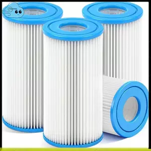 Thay thế hộp mực đa năng cho bộ lọc bể bơi loại A / C-4-Pack-1000GPH Tương thích với máy bơm bể bơi