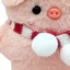 < Pluscloth > Móc khóa sang trọng hình heo con màu hồng dễ thương với vòng cổ khăn quàng cổ – Ba lô nhồi bông quyến rũ hoạt hình mềm mại Trang trí treo Quà tặng cặp đôi hoàn hảo cho trẻ em và thanh thiếu niên Lợn cho Backpac